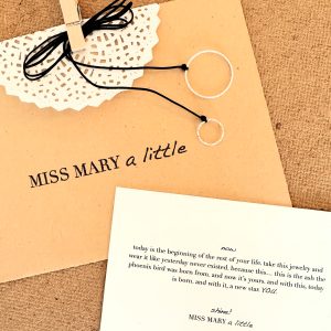 SILVER "IT'S ALL ABOUT ETERNITY" STRING NECKLACE